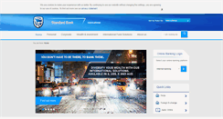 Desktop Screenshot of international.standardbank.com