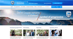 Desktop Screenshot of graduate.standardbank.com