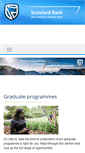 Mobile Screenshot of graduate.standardbank.com