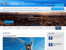 Tablet Screenshot of corporateandinvestment.standardbank.com