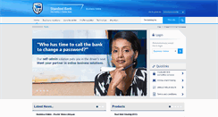 Desktop Screenshot of businessonline.standardbank.co.za