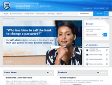 Tablet Screenshot of businessonline.standardbank.co.za