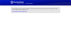 Desktop Screenshot of privateclients.standardbank.com